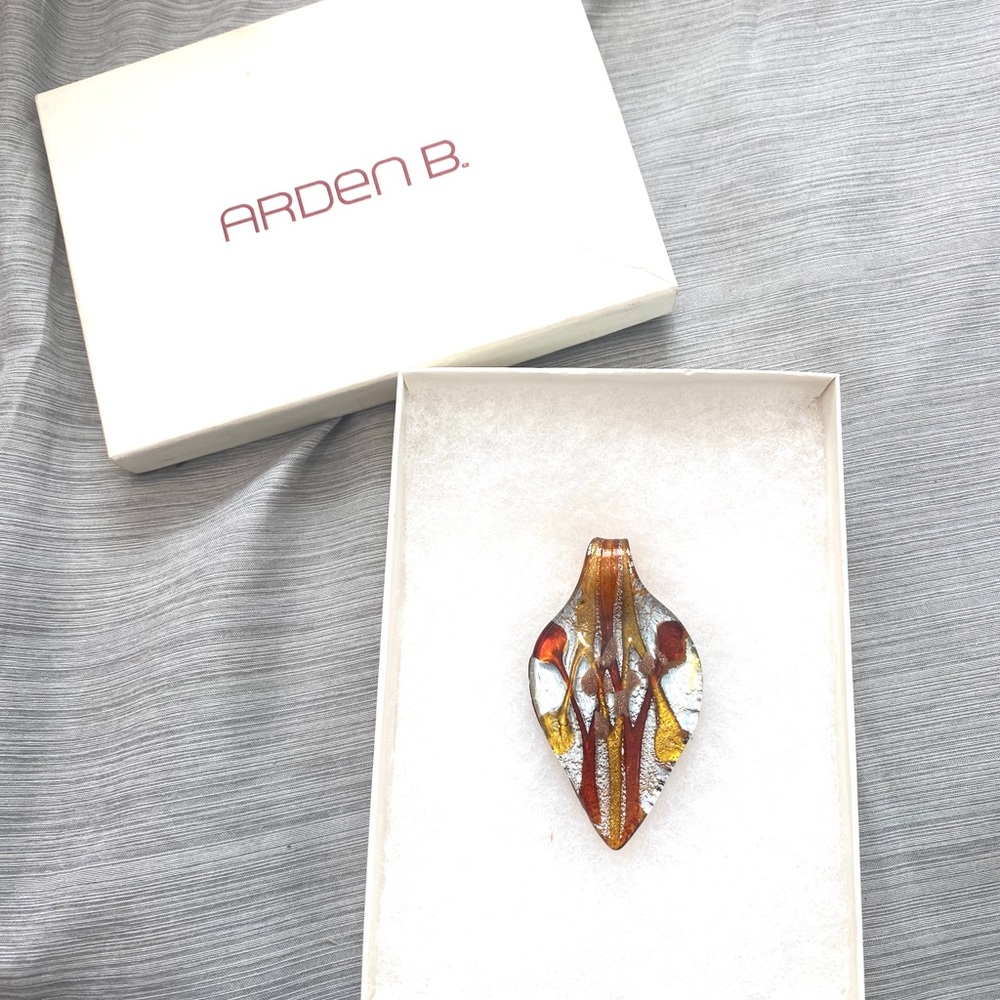 Unique multicolor Glass Handmade Necklace pendent